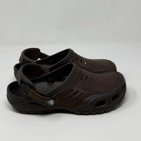 Crocs Yukon Vista II LiteRide Clog Mens 8 Brown Comfy Casual Vacation Beach main image 7